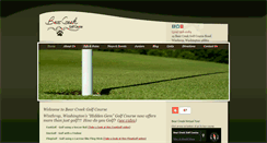 Desktop Screenshot of bearcreekgolfcourse.com